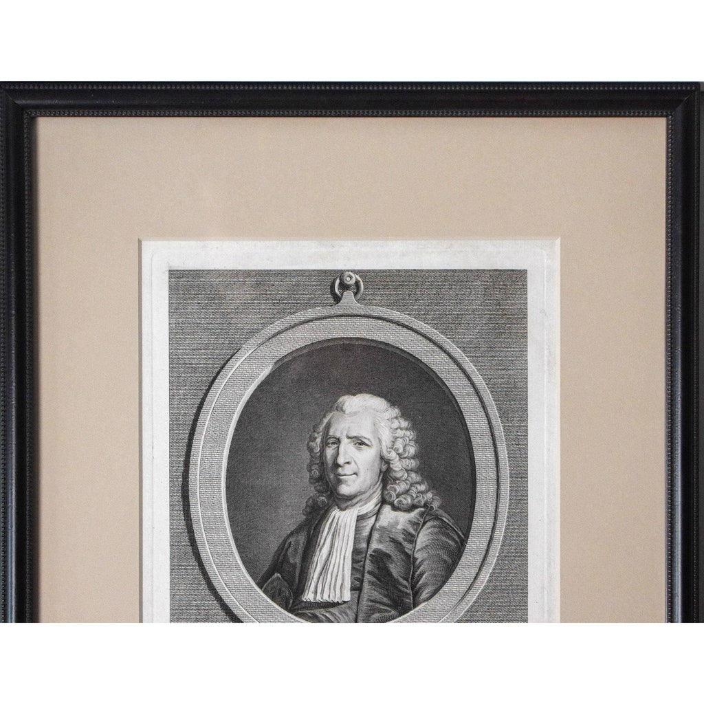 Pierre Charles Lévêque engraving portrait of Gilbert de Voisins  Winckelmann Gallery