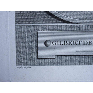 Pierre Charles Lévêque engraving portrait of Gilbert de Voisins  Winckelmann Gallery