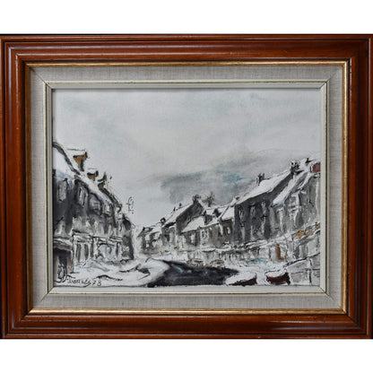 Robert Ibanez – Winter Street Scene