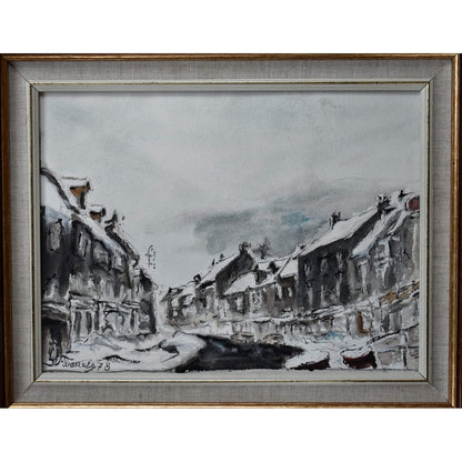 Robert Ibanez – Winter Street Scene
