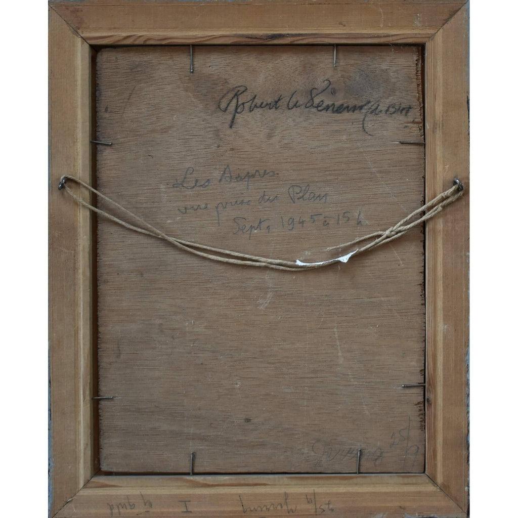 Verso back showing signature title date September 1945 Sweden
