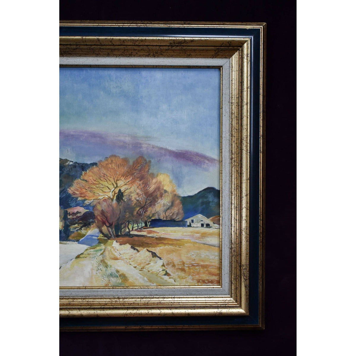 Sine Mackinnon oil painting depicting a mountain landscape  Winckelmann Gallery