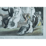 Thomas Rowlandson print etching entitled Doctor Syntax Boarding School original 1820 for sale at Winckelmann Gallery