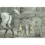 Thomas Rowlandson print etching entitled Doctor Syntax Setting Tour Lakes original 1813 for sale at Winckelmann Gallery