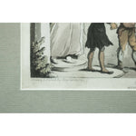 Thomas Rowlandson print etching entitled Doctor Syntax Setting Tour Lakes original 1813 for sale at Winckelmann Gallery