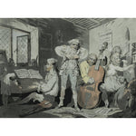 Thomas Rowlandson etching aquatint entitled An Italian Family original 1785 for sale at Winckelmann Gallery