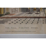 Antique Thomas Rowlandson etching aquatint entitled Hall Carlton House original 1808 for sale at Winckelmann Gallery