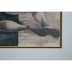 Modern watercolour painting nude figure original 1991 expressionist art by Roger Coppe for sale at Winckelmann Gallery