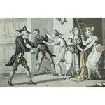 Thomas Rowlandson etching hand-coloured entitled A Tragic Story at Avignon original 1812 for sale at Winckelmann Gallery